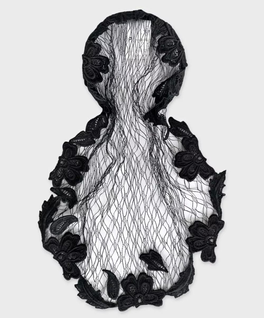 Dolce & Gabbana Black Lace Veil Headband